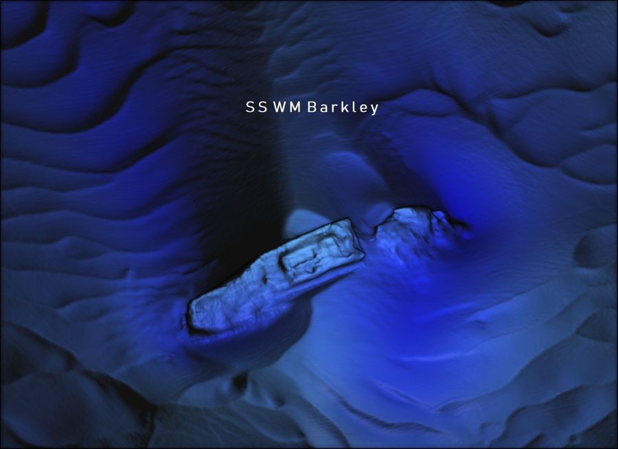 Image of shipwreck on seabed